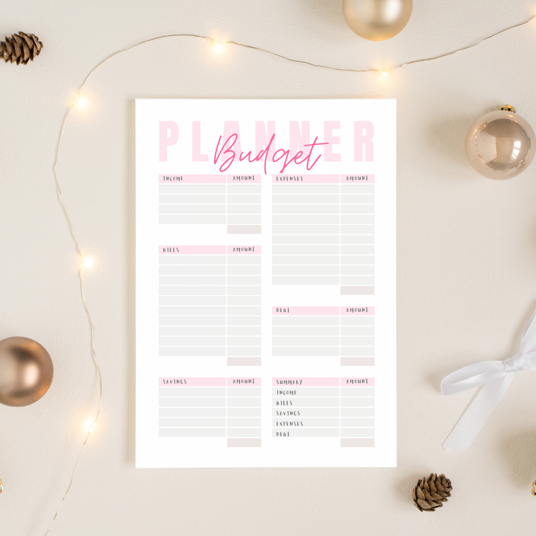 Digital Financial Budget Planner