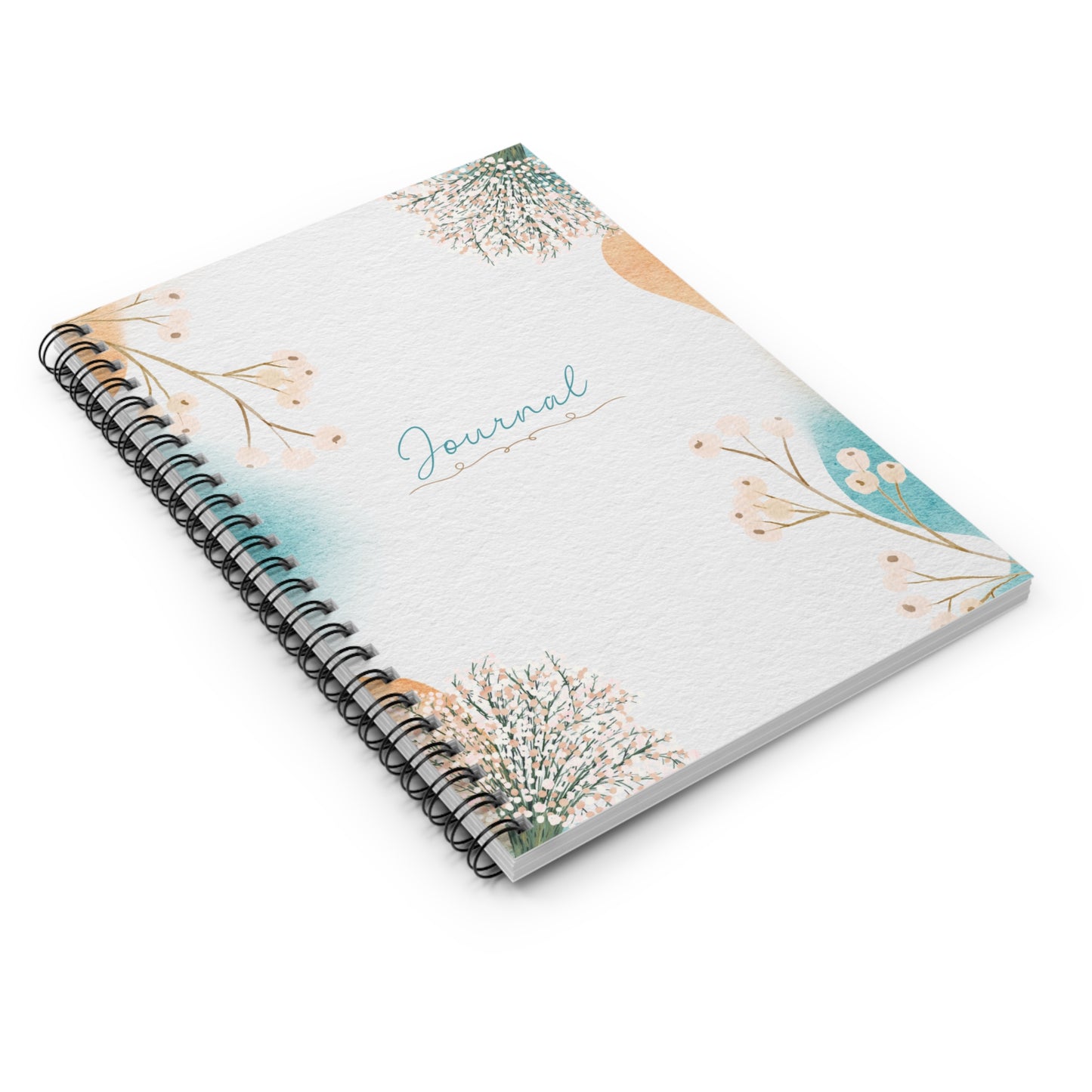 Floral Spiral Notebook - Ruled Journal
