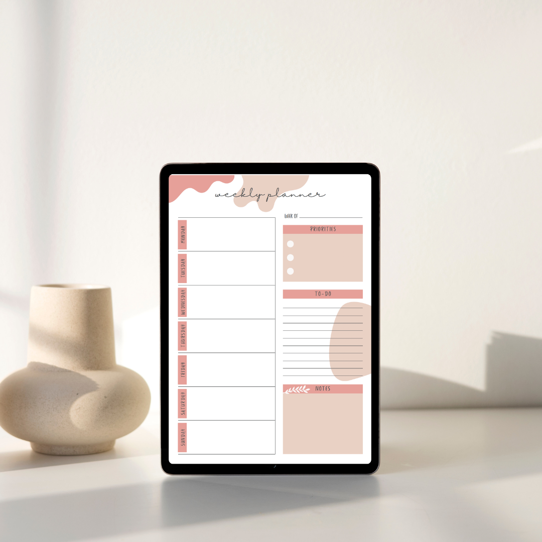 Digital Weekly Planner