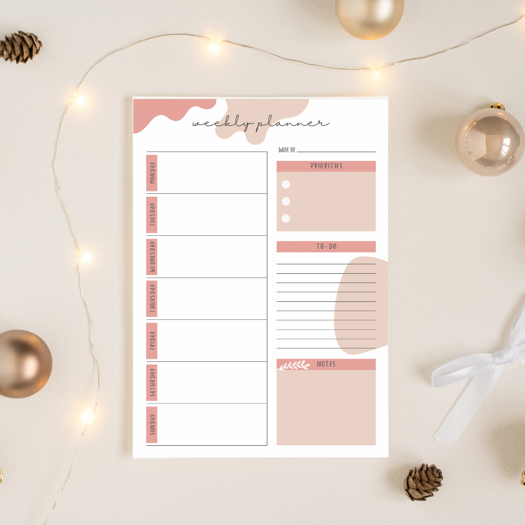 Digital Weekly Planner
